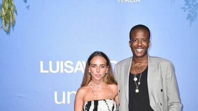 Chloe Green and Van J Morgan attend the Unicef Summer Gala on August 9, 2019 in Porto Cervo, Italy. Getty Images
