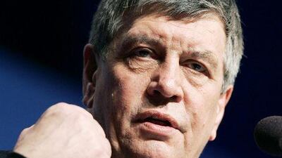 Hermann Scheer, the chairman of the World Council for Renewable Energy. $SUBT_ON$$SUBT_OFF$