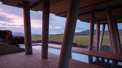 A handout photo of the outdoor geothermal pool at ION Luxury Adventure Hotel in Nesjavellir, Iceland (Courtesy: ION Luxury Adventure Hotel)