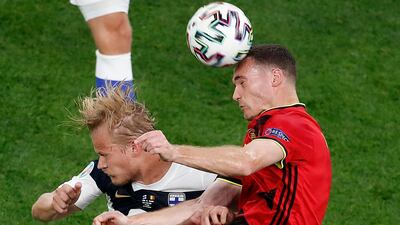 Thomas Vermaelen 7 - A leaping header gave Belgium the opener when the ball cannoned back off the post, into the goalkeeper, and then back into the goal. AFP