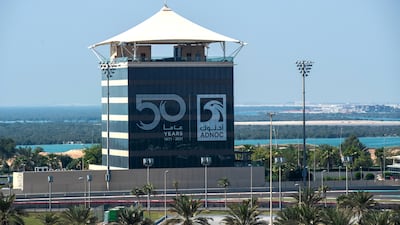 This year's grand prix takes place just after the UAE celebrates its 50th National Day. Victor Besa / The National