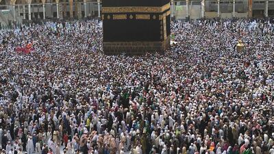 Muslim pilgrims pass around the Kaaba, Islam's holiest shrine, at the Grand Mosque in Saudi Arabia's holy city of Makkah on September 3 during last year's annual Hajj pilgrimage. AFP