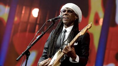 Nile Rodgers will perform songs by Chic as well as those he composed or produced for other artists. Jonathan Short / Invision / AP Photo