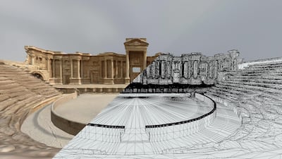 The Roman Theatre splitscreen. Arc/k Project