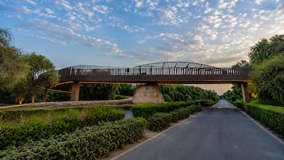A new bridge has opened at Dubai's Mushrif National Park. Photo: Dubai Media Office