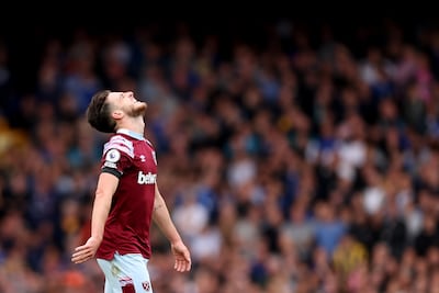Declan Rice of West Ham United. Getty