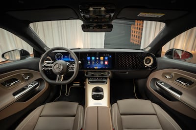 Mercedes says its new CLA-class vehicles will come equipped with Microsoft Teams. Photo: Mercedes-Benz