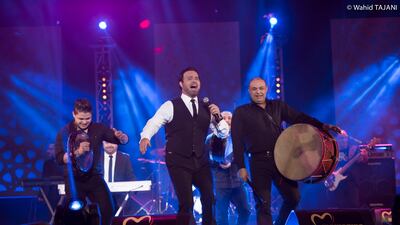 Lebanese pop star Assi El Hallani during the 2016 Mawazine Festival in Morocco. He will be performing in May next year. Photo: Wahid Tajani
