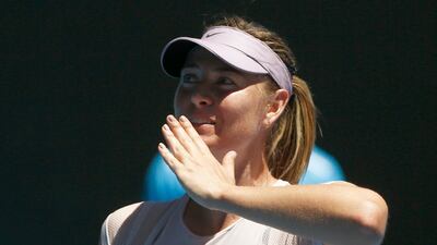 Maria Sharapova made comfortable progress to the third round of the Australian Open. Thomas Peter / Reuters