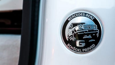 The revamped 2019 model is one of the most radical overhauls in the G-Class's history. Victor Besa / The National