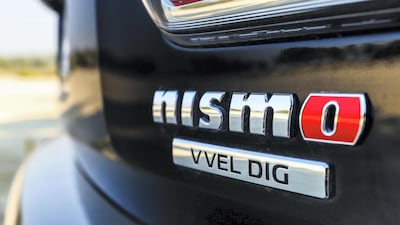 Nismo, which is a portmanteau of Nissan Motorsports, is the carmaker's in-house performance division. Victor Besa / The National