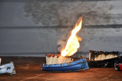 Dark Water, Burning World by Issam Kourbaj. Courtesy Issam Kourbaj