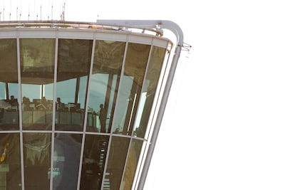 The shutdown was blamed on a technical issue at air traffic control. Getty Images