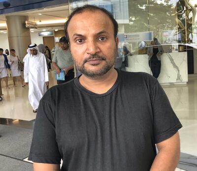 Abu Dhabi school administrator Saleh Al Harthi's mother had surgery to restore blood supply to her brain at Bangkok Hospital. Ramola Talwar / The National