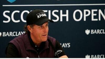Phil Mickelson will hope to improve his fortunes on British soil at Castle Stuart this week.