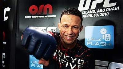 Renzo Gracie was among the fighters who participated in UFC 112 on Yas Island, Abu Dhabi.