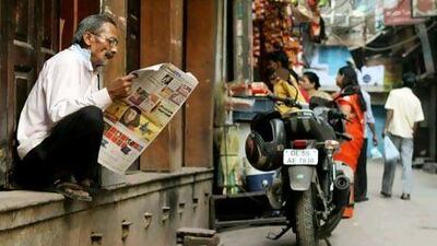 The Indian Readership Survey released figures this month showing the top five national dailies all added readers in the third quarter of last year. Dan Istitene / Getty Images