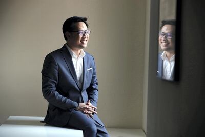 Jon Santillan, founder of Denarii Cash, which helps expatriates from the Philippines living in Saudi Arabia and the UAE send money home. Chris Whiteoak / The National