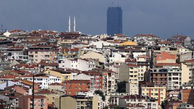 2nd: Turkey. A mosque’s minarets and a high-rise building dominate the skyline in Istanbul. Lefteris Pitarakis / AP Photo