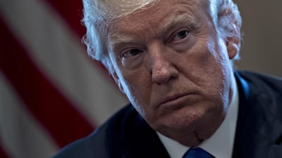 US president Donald Trump listens during a meeting with bipartisan members of congress on immigration in the cabinet room of the White House on January 9, 2018. Andrew Harrer / Bloomberg