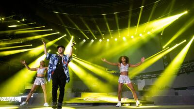 Jax Jones at Redfest DXB on February 15, 2019, at Dubai Media City Amphitheatre. Courtesy: Arabian Radio Network