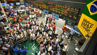 Brazil’s MSCI index had outperformed Germany’s DAX by 5.51 per cent since the opening ceremony of the Fifa World Cup. Marcos Issa / Bloomberg News