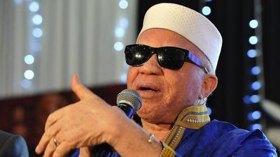 Malian afro-pop singer-songwriter Salif Keita. AFP