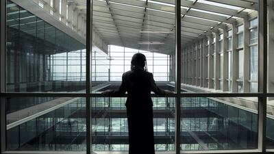 Sumera Hasan, who did not want her face on camera, supports her mother and four children. Reem Mohammed/The National