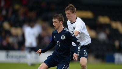 Ryan Gauld, left, is moving from Scotland's Dundee United to Portugal's Sporting Lisbon. Tony Marshall / Getty Images