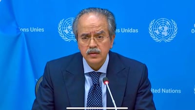 Permanent Representative of Pakistan to the United Nations Asim Iftikhar Ahmad. Photo: Pakistan mission to the UN