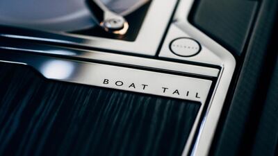 The Rolls-Royce Boat Tail hosting suite details. Courtesy Rolls-Royce
