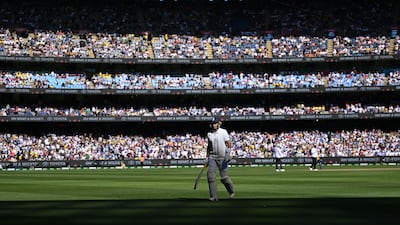 Joe Root of England walks off after being dismissed on Day 2 of the Fourth Ashes Test against Australia at the Melbourne Cricket Ground. EPA