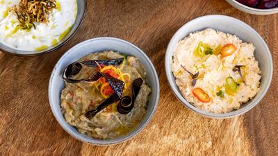 A selection of dips at Zoe Modern Greek Kouzina. All photos: Zoe Modern Greek Kouzina