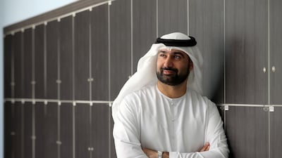 Abdelrahman AlMahmoud at Khalifa University. Chris Whiteoak / The National