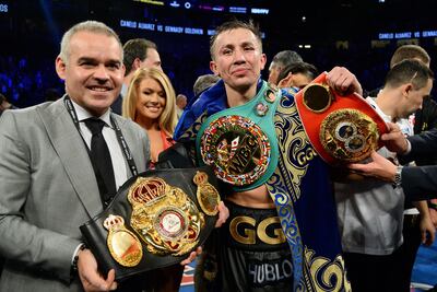 Gennady Golovkin retained his IBF, WBA, and WBC middleweight titles after a split draw with Saul "Canelo" Alvarez in Las Vegas. Joe Camporeale / USA Today