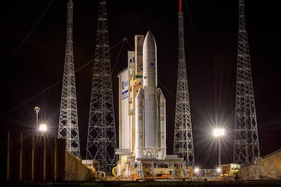 Yahsat’s third satellite, Al Yah 3, launched in January. Courtesy Mubadala Investment Company