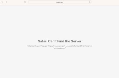 USAid site down
