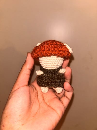 A mini crocheted toy. Fatima Abaas / The National