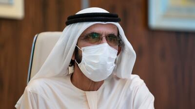 Sheikh Mohammed bin Rashid, Prime Minister and Ruler of Dubai, chairs a UAE Cabinet session on Monday. Courtesy: Sheikh Mohammed bin Rashid Twitter