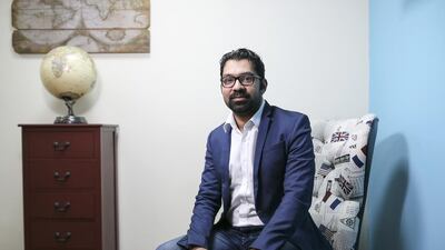 Gaurav Aidasani says he believes a good business steers clear of debt. Sarah Dea / The National