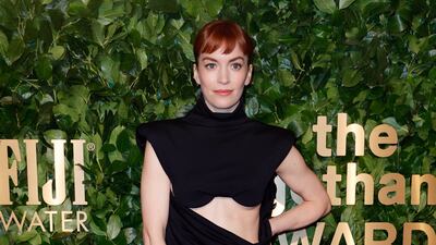 US actor Britt Lower attends. EPA