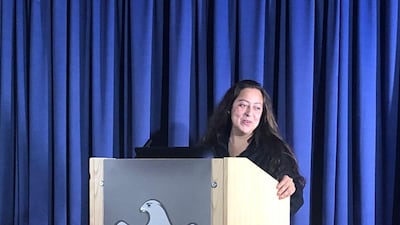 Emirati filmmaker Amal Al Agroobi