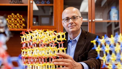 Omar Yaghi is one of three scientists awarded the Nobel Prize in Chemistry. Photo: University of California, Berkeley via AP