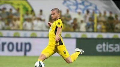 Because of a knee injury, Mariano Donda played in only five matches for Al Wasl last season. Jaime Puebla / The National