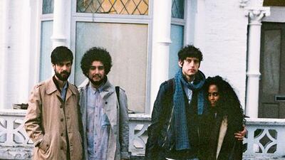 The London-based band Hejira, the Arabic word for journey. Courtesy Type PR