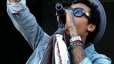 Wiz Khalifa performed in the United States earlier this month.