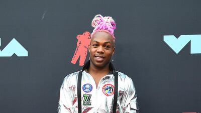 Todrick Hall arrives at the MTV Video Music Awards on Monday, August 26. AFP