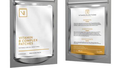 B-complex vitamin patch. Courtesy Vitamins Injections London