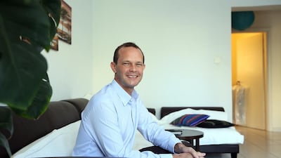 Tommy Wakefield-Smith hopes his My Planetarium concept will spark pupils' interest in astronomy. Satish Kumar / The National