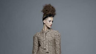 Trousers, or culottes, which widened through the leg to a cropped hem, were also the order of the day, and were paired with jackets of varying shapes and lengths to create a new, ultra-wearable Chanel suit. Karl Lagerfeld